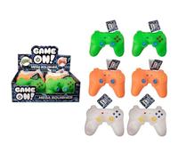 Game On Mega Squisher Set | 6 Large Stretchy Game Controller Stress Toys | Squishy Sensory Fidget Toys for Kids & Adults | Anxiety Relief | Party Bag Fillers | ADHD & Autism Sensory Toys | Ages 3+