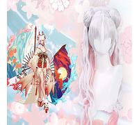 Game Onmyoji Cosplay Wigs Shiranui Cosplay Heat Resistant Synthetic Wig Hair Halloween Party Women Anime Cosplay Wig