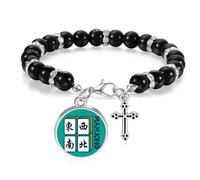 Game Orientation North South East West Beaded Bracelet Boho Jewelry for Men Women