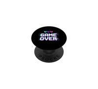 Game Over Anime Vaporwave Aesthetic Japanese Otaku Manga PopSockets Adhesive PopGrip
