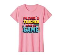 Game Over Back to School: Teacher Entered The Game T-Shirt, Women, Pink, S