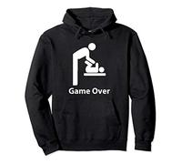 Game Over Expectant Dads To Be Father's Day Gift Present Pullover Hoodie