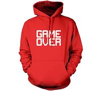 Game Over - Kids Unisex Hoodie - Gaming Gamer Console 12-13 Years red