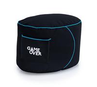 Game Over Lich Blade Video Gaming Bean Bag Foot Stool | Indoor Living Room Leg Rest | Side Pockets for Controllers | Ergonomic Design for the Dedicated Gamer