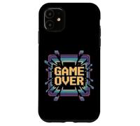 Game Over Retro Arcade Pixel 8 Bit Gamer Meme Case for iPhone 11
