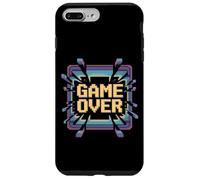 Game Over Retro Arcade Pixel 8 Bit Gamer Meme Case for iPhone 7 Plus/8 Plus