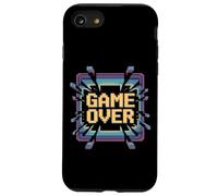 Game Over Retro Arcade Pixel 8 Bit Gamer Meme Case for iPhone SE (2020) / 7/8