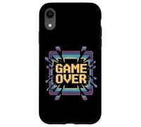 Game Over Retro Arcade Pixel 8 Bit Gamer Meme Case for iPhone XR