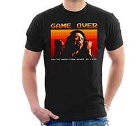 Game Over Tommy Wiseau The Room Men's T-Shirt Black