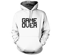Game Over - Unisex Hoodie - Gaming Gamer Console 3XL White