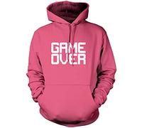 Game Over - Unisex Hoodie - Gaming Gamer Console M Pink