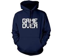 Game Over - Unisex Hoodie - Gaming Gamer Console S Navy