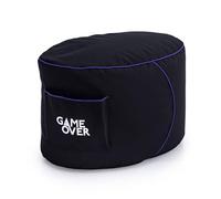 Game Over Video Gaming Bean Bag Foot Stool | Indoor Living Room Leg Rest | Side Pockets for Controllers | Ergonomic Design for the Dedicated Gamer (Dragon Skin)