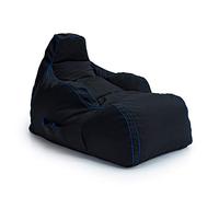 Game Over Video Gaming Bean Bag Lounger Chair | Indoor Living Room | Side Pockets for Controllers | Headset Holder | Ergonomic Design for Relaxed Gamer (Soul Reaper)