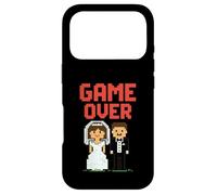 Game Over Wedding Funny Pixel Art 8 Bit Marriage Vows Case for iPhone 17 Pro