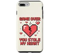 Game Over You Stole My Heart Pixel Gamer Case for iPhone 7 Plus/8 Plus