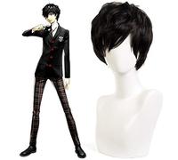 Game Persona 5 Joker Ren Amamiy Cosplay Wigs Heat Resistant Synthetic Hair Kurusu Akira Halloween Carnival Party Costume Wig KUJ6651