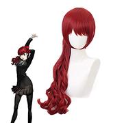 Game Persona 5 Yoshizawa Kasumi Red Cosplay Wig Heat Resistant Synthetic Hair Women Party Role Play Costume Wigs