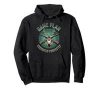 Game Plan Executed Perfectly Deer Hunter Buck Rifle Pullover Hoodie