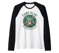 Game Plan Executed Perfectly Deer Hunter Buck Rifle Raglan Baseball Tee