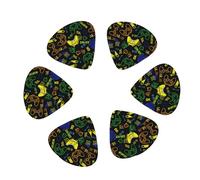 Game Play 12 Pack Guitar Picks Plectrums with Organizer Storage Box, Guitar Picks for Bass Electric Acoustic Guitars Ukulele