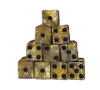 Game Playings Square Block Math Teaching Educational Toy Dices Set Small Colorful Acrylic Six Sided Dices Cubes With Dot