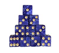 Game Playings Square Block Math Teaching Educational Toy Dices Set Small Colorful Acrylic Six Sided Dices Cubes With Dot