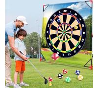 Game | Portable Golf Game for Chipping Practice,Weather-Resistant Outdoor Play Equipment, Family-Friendly Putting Mat Set for Corporate Team Building Office Break Room