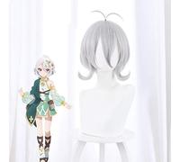 Game Princess Connect Re:dive Cosplay Wig Kokkoro Silver Gray Short Hair Halloween Party Adult Stage Performance Wigs