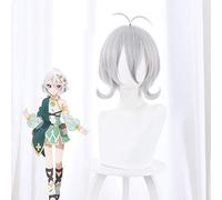 Game Princess Connect Re:dive Cosplay Wig Kokkoro Silver Gray Short Hair Halloween Party Adult Stage Performance Wigs