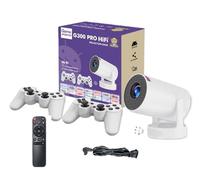 Game Projector HY300 Pro HiFi 2IN1 Professional Chip Android Projector With 2 Wireless Game Controllers 20000+ Games
