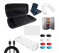Game Protective Cover Pack Shockproof Storage Case Controller Skin Screen Protector Precise Joystick Cap Set NSW2 Fast Access Case