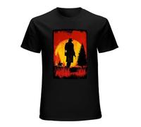 Game R Dead Remption 2 Rdr2 Arthur Morgan Short Sleeve T-Shirt Black M