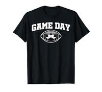 Game Ribbon Football Player Fall Season School Touchdown T-Shirt