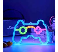 Game Room Neon Sign 25X16.5Cm - Colorful Led Wall Light With Usb & Dimmable Switch For Bedroom Or Gaming Setup