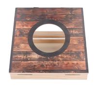 Game Set for Exterior Cornhole, Packed Play Set for Beans Cornhouses Resistant to Scratches and Garden Water (Red Circle) (Black Circle)