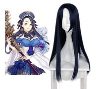 Game SINoALICE Cosplay Wigs Kaguya Cosplay Black Long Wigs Halloween Carnival Party Cosplay Women Wigs