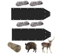 Game Sled for Deer - Reinforced Hauler, Hunting Accessory | Extra Large Pulling Tray with Drag Cord, Tough Skid Base Ground Snowy Terrain, Wild Extraction Tool Campsite