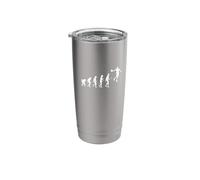 Game Sport B-Ball Human Evolution Basketball Player Stainless Steel Insulated Tumbler
