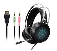 Game sports headset headset eat chicken Internet cafe Internet cafe glowing headset