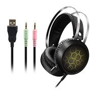Game sports headset headset eat chicken Internet cafe Internet cafe glowing headset