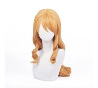 Game Star Guardian Cosplay Soraka Wig Game Cafe Cutie Soraka Long Yellow Wave Wigs Heat Resistant Synthetic Hair