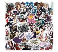Game Stickers of Final Fantasy for Hydro Flask Laptop Water Bottle Computer Phone Pad Luggage Case Bicycle Motorbike Skateboard Car Bumper, 50Pcs Cartoon Decal Pack for Kids Teens Fans