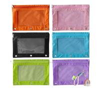 Game Storage Bags,Stationery Pouch | Cute Aesthetic Waterproof Reusable Pouch with Rainbow Pendant for Travel Women Adult Business