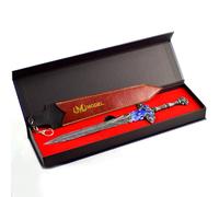 game sword models, 11.8" Game Props with Display Stand Desk Decoration Ornaments Gaming Gift for Men Cosplay Anime Decor