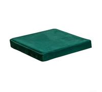 Game table cover crafted from felt, designed to protect casual square tables during poker, card games, mahjong, and board games with a soft (36 * 36inch Dark green)