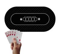 Game Table Cover, Poker Table Cover | Large Game Mat 120 x 60 cm, Non-Slip Poker Table Mat, Card Table Covers for Poker Party, Fundraising, etc