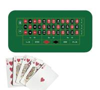 Game Table Cover, Poker Table Cover - Large Game Mat 120x60cm | Non Slip Poker Table Mat Card Table Covers for Poker Party Fundraising