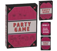 Game | Tabletop English Fun Cards for Multiple Players 50x | Travel Board Family Games Indoor for Birthday Events, Camping