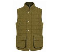 Game Technical Apparel Game Mens Ascot Derby Tweed Gilet - Ascot Dark Sage - 3XL